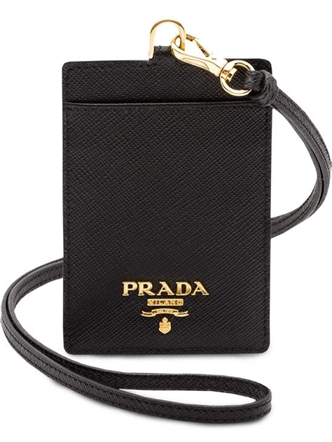 lanyard card holder prada|Prada jumper card holder.